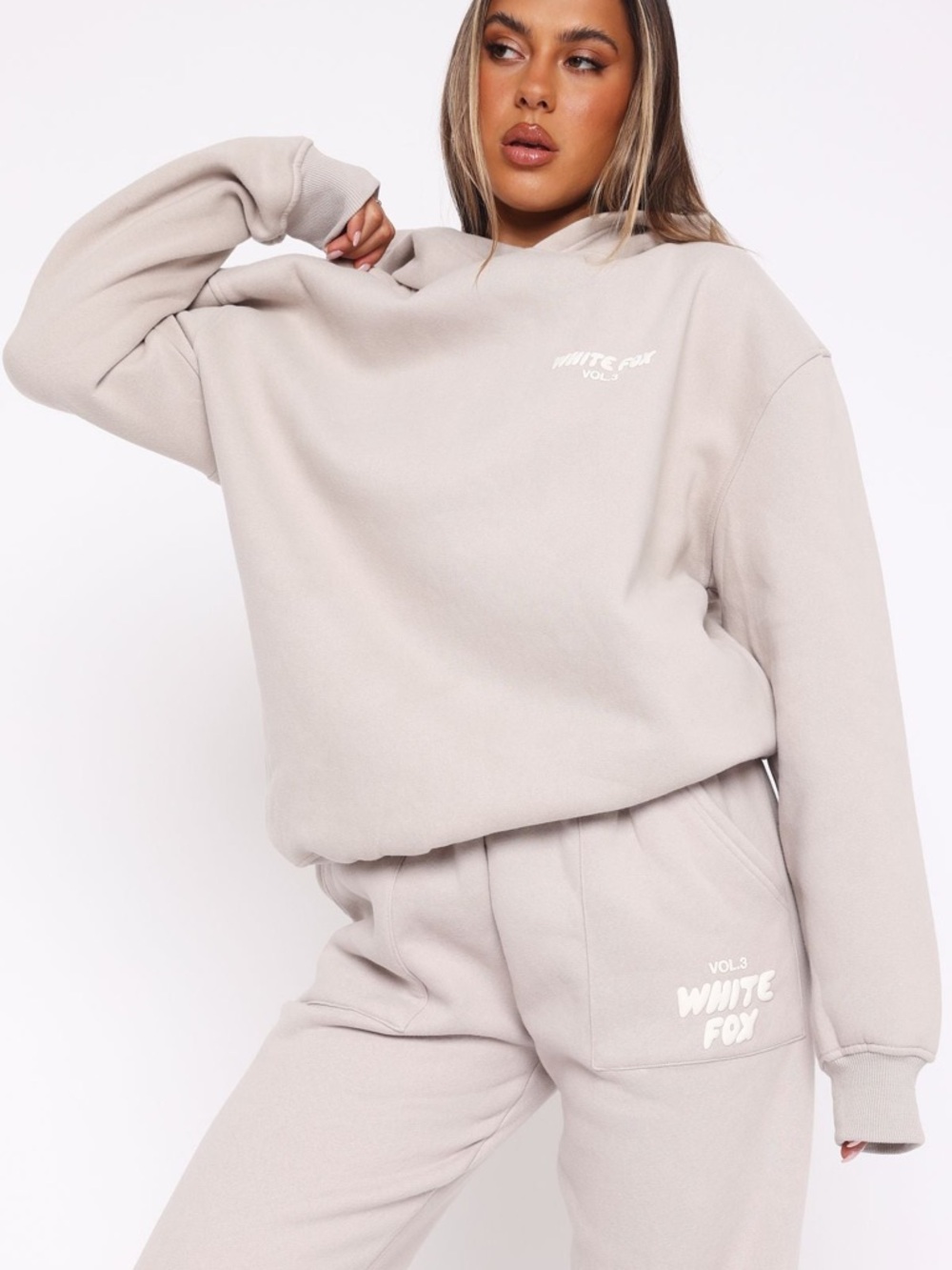 White Fox Offstage Hoodie Moon